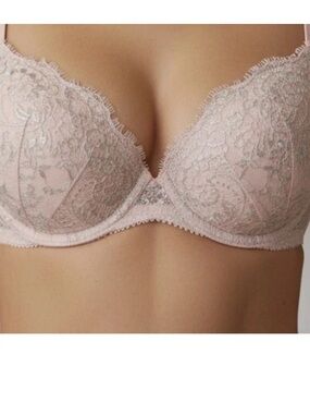 BN Victoria’s Secret Dream Angels Watercolor Pink Embroidery Push-Up Bra 36B